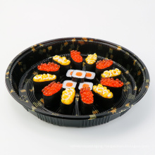 wholesale Round Custom Japanese High-end Disposable Plastic Takeout Sushi packing Box
